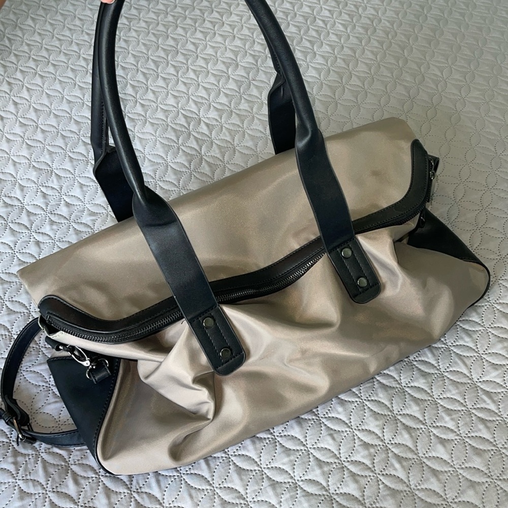 Taupe Fabletics Gym Bag
